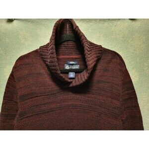 American Rag Mens Med Aztec Southwestern Shawl Collar Pullover Sweater Cowl